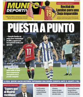 Cover of Mundo Deportivo (Gipuzkoa)