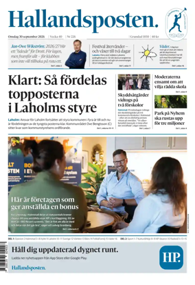Cover of Hallandsposten