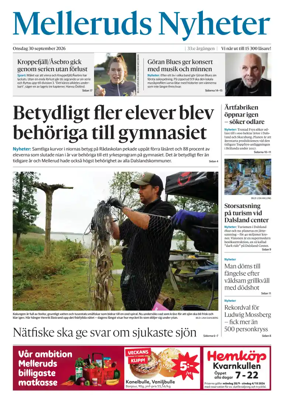 Cover of Melleruds Nyheter