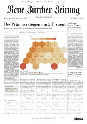 Cover of Neue Zurcher Zeitung