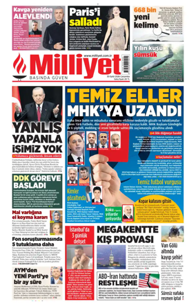 Cover of Milliyet