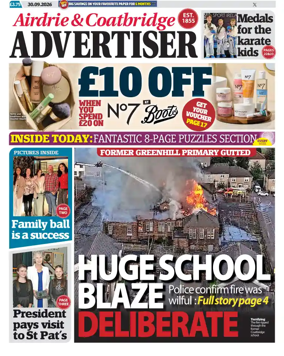 Cover of Airdrie & Coatbridge Advertiser
