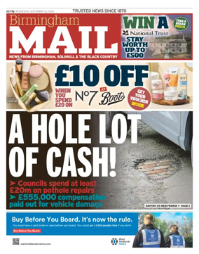 Cover of Birmingham Mail