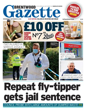 Cover of Brentwood Gazette