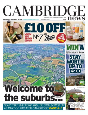 Cover of Cambridge News