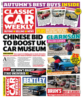 Cover of Classic Car Weekly (UK)