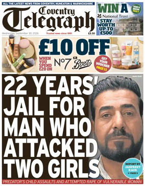 Cover of Coventry Telegraph