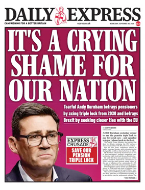 Cover of Daily Express