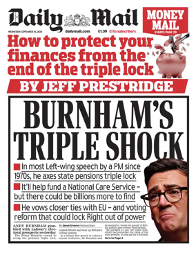 Cover of Daily Mail