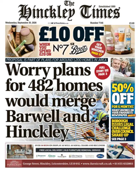 Cover of Hinckley Times