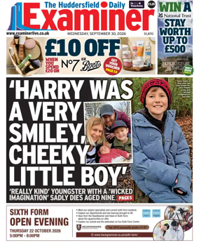 Cover of Huddersfield Daily Examiner