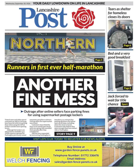 Cover of Lancashire Evening Post