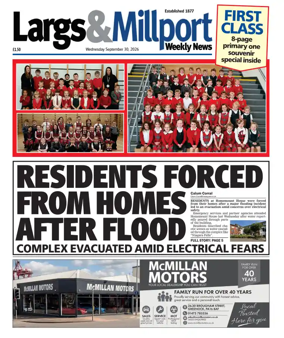Cover of Largs & Millport Weekly News