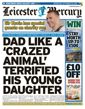 Cover of Leicester Mercury