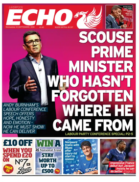 Cover of Liverpool Echo
