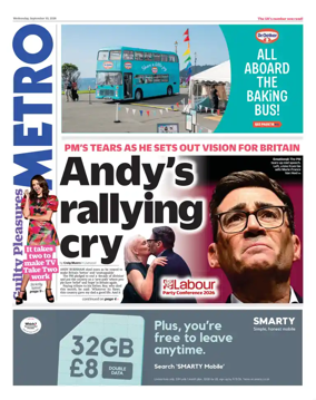 Cover of Metro (UK)