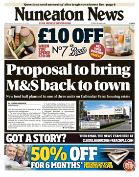 Cover of Nuneaton News