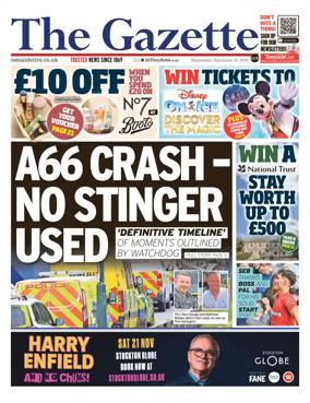 Cover of Teesside Evening Gazette