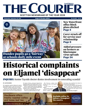 Cover of The Courier & Advertiser (Angus and Dundee)