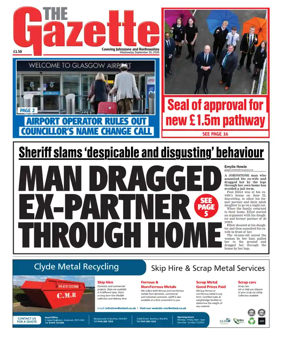 Cover of The Gazette (Scotland)