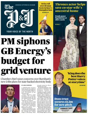 Cover of The Press and Journal (Aberdeen and Aberdeenshire)