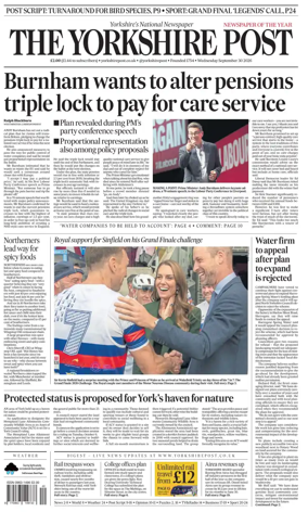 Cover of Yorkshire Post
