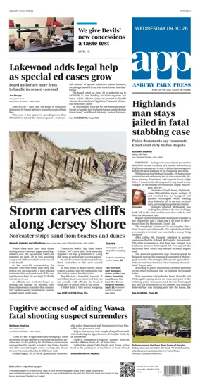 Cover of Asbury Park Press