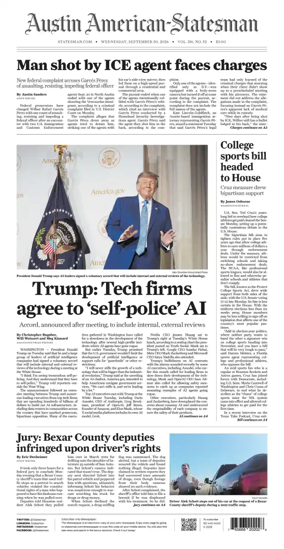 Cover of Austin American-Statesman