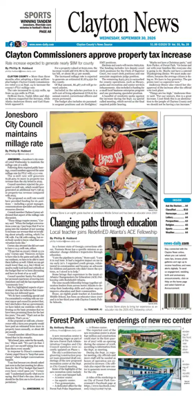 Cover of Clayton News