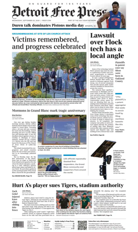 Cover of Detroit Free Press