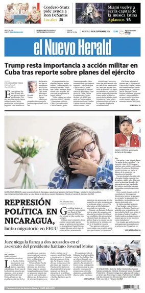 Cover of El Nuevo Herald