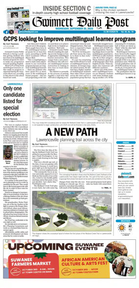 Cover of Gwinnett Daily Post