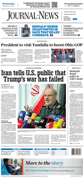Cover of Hamilton Journal News