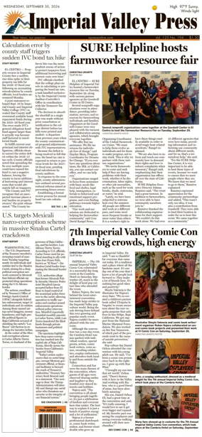 Cover of Imperial Valley Press