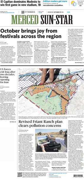 Cover of Merced Sun-Star