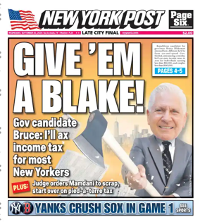 Cover of New York Post