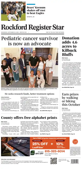 Cover of Rockford Register Star