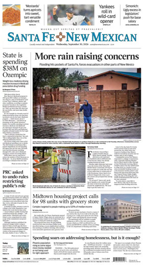 Cover of Santa Fe New Mexican