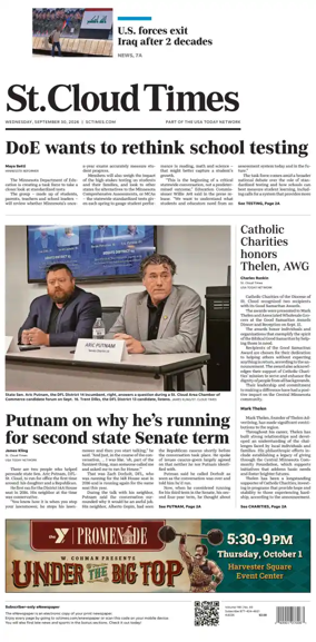 Cover of St. Cloud Times