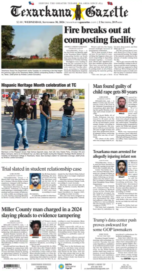 Cover of Texarkana Gazette