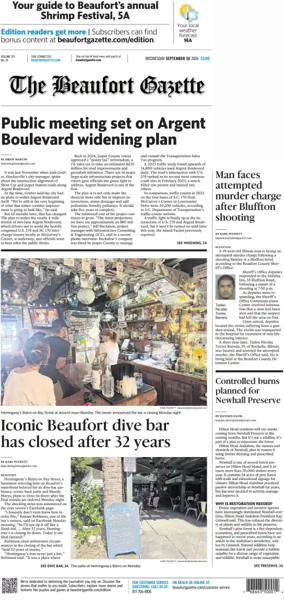 Cover of The Beaufort Gazette
