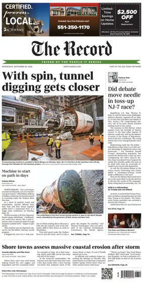 Cover of The Bergen Record