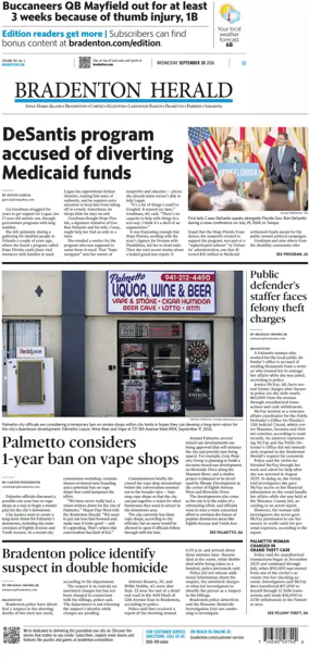 Cover of The Bradenton Herald