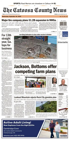 Cover of The Catoosa County News