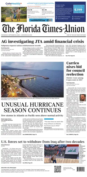 Cover of The Florida Times-Union