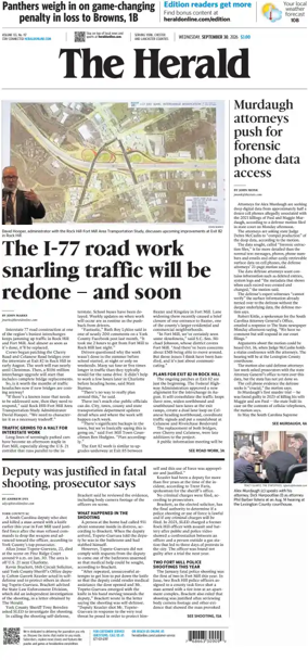 Cover of The Herald (Rock Hill)
