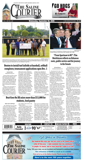 Cover of The Saline Courier
