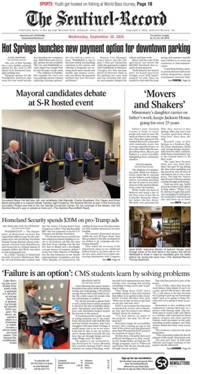 Cover of The Sentinel-Record