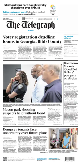 Cover of The Telegraph (Macon)