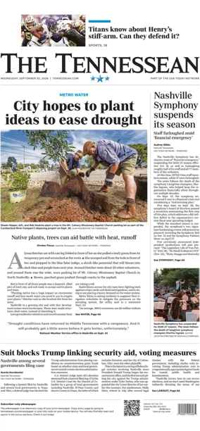 Cover of The Tennessean